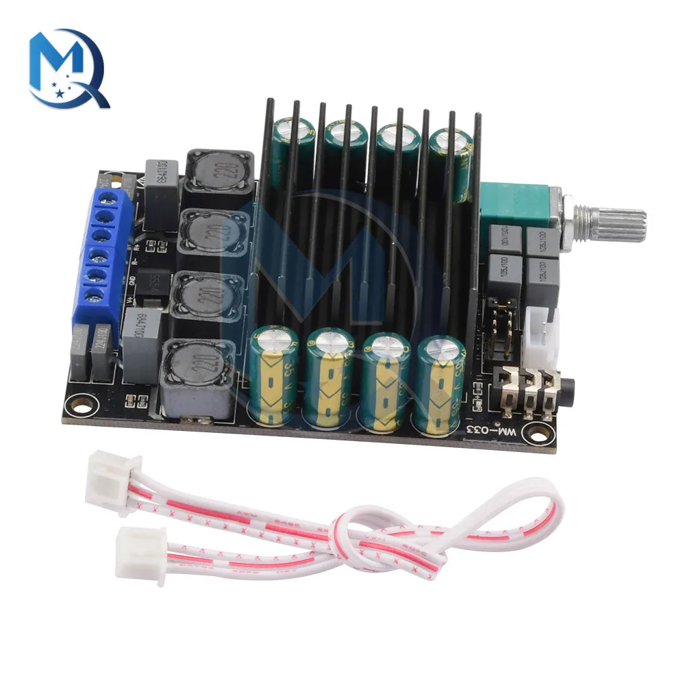 

Цифровой усилитель, аудиоплата TDA7498 Power Audio Amp 2,0, усилители класса D, стереофонический усилитель HIFI 2*100W