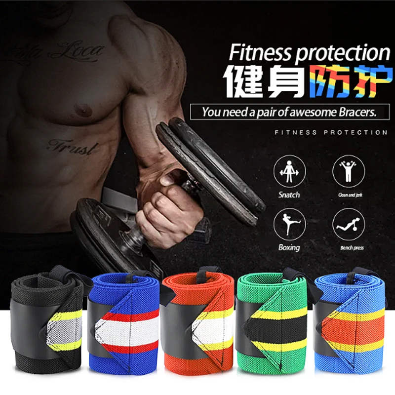 Бадминтон Баскетбол поглощающие пот упражнения тяжелая атлетика запястья sprain