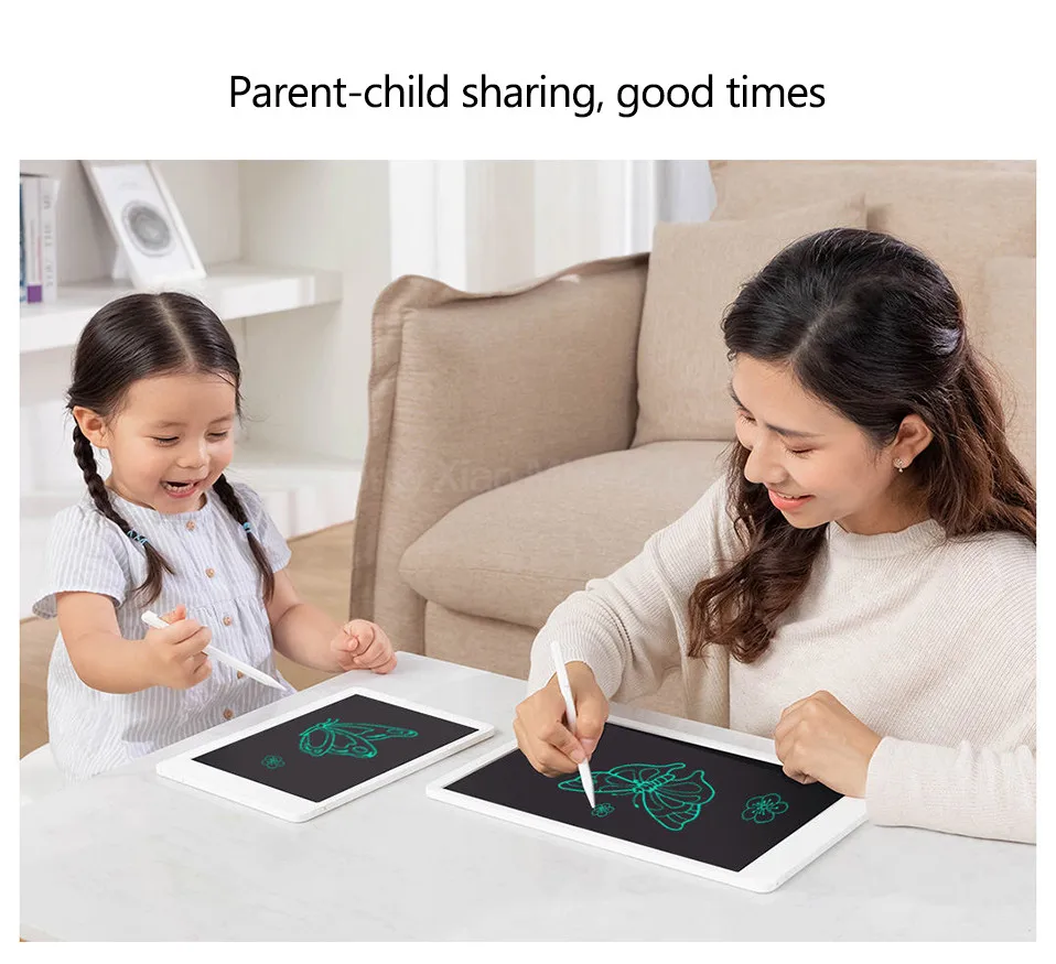 In Stock Xiaomi Mijia LCD Writing Tablet with Pen Digital Drawing Electronic Handwriting Pad Message Graphics Board