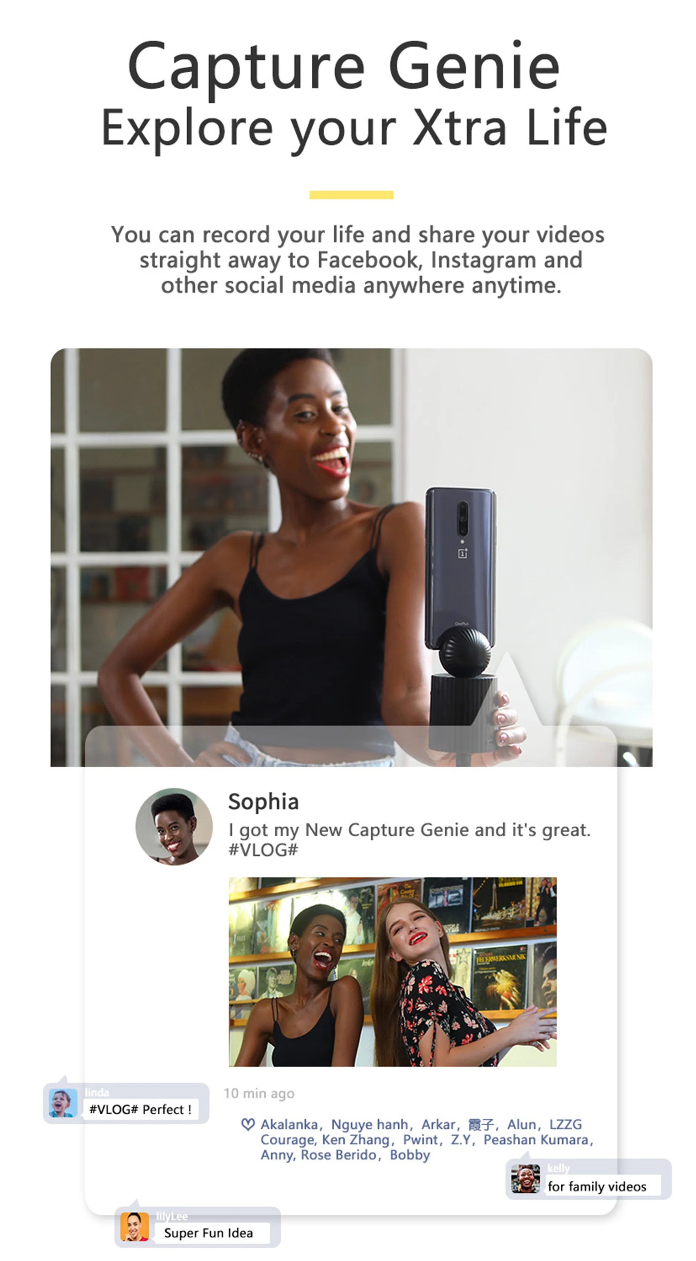 Rechargeable Smart Portable Selfie Stick 360°Rotation Auto Face Object Tracking Camera Tripod Holder Shooting Phone Mount | Электроника