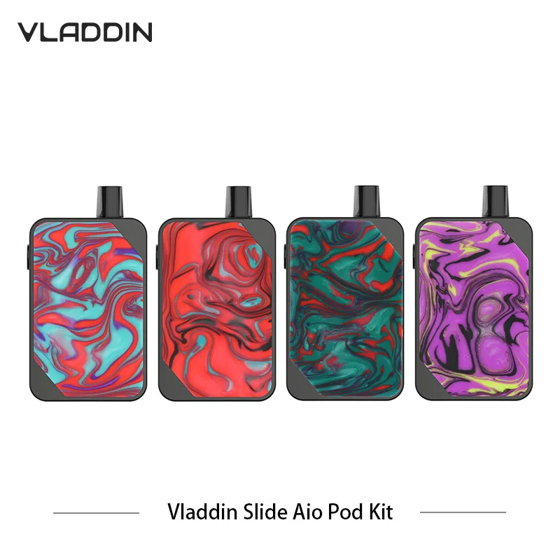 Оригинальный набор Vladdin Slide Aio Pod аккумулятор 1000 мА/ч емкость 2 мл со сменными