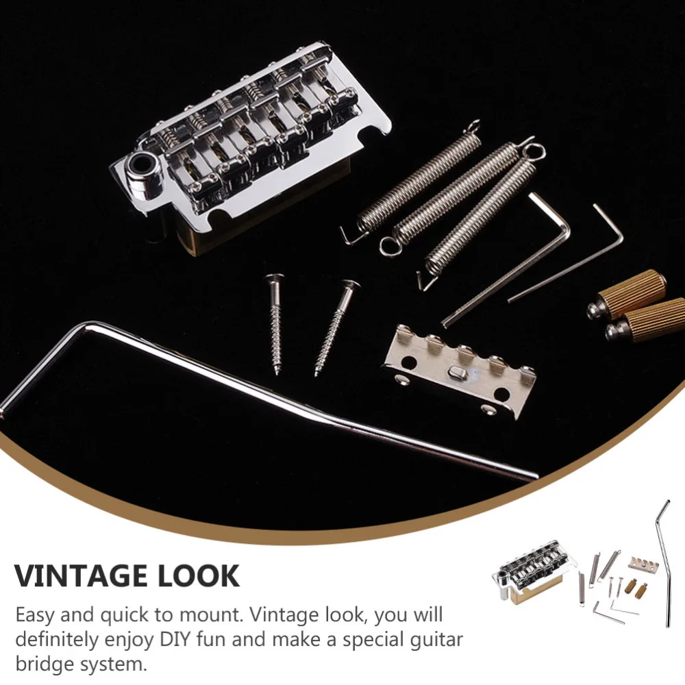 

1 Set Tremolo Bridge Electric Guitar Tremolo Bridge Systems with Single Locking