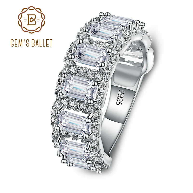 Женское Обручальное Кольцо GEM'S BALLET обручальное кольцо из стерлингового