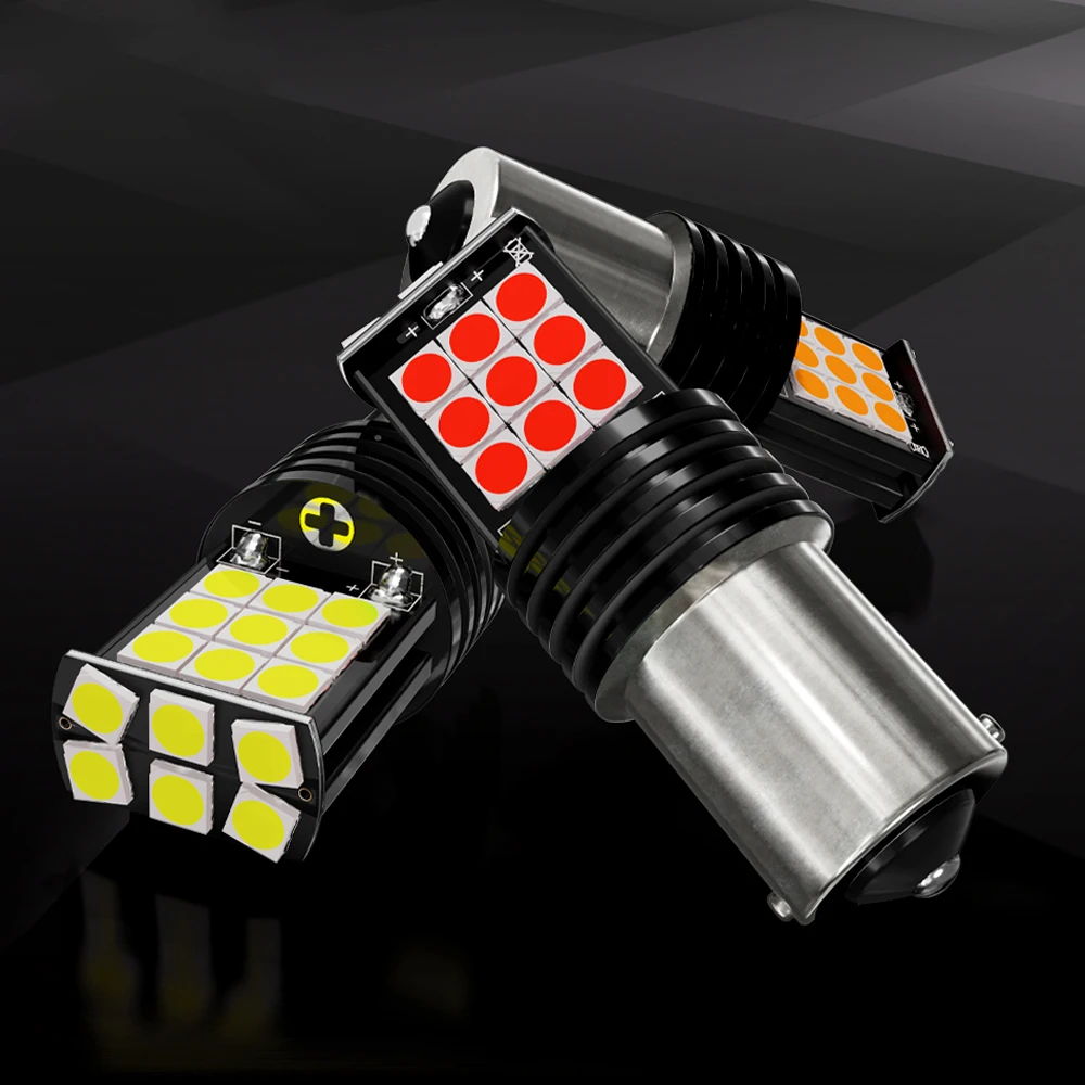 

2pcs 1500Lm 1156 P21W BA15S BAU15S PY21W LED Canbus bulbs Led Backup Reverse Lights For Skoda Superb Octavia 2 FL 2010 2011 2012