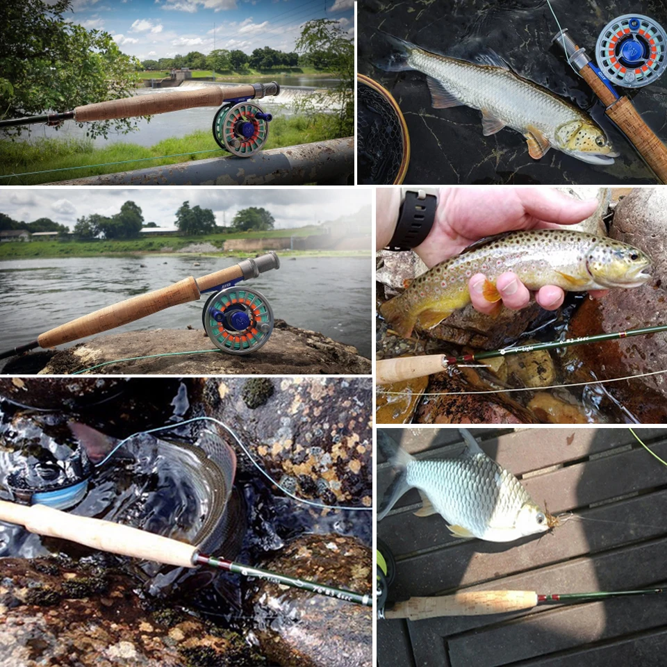 Maximumcatch V-светильник 6ft/6.6ft/7ft/7.6ft 1/2/3wt Fly Rod графит IM10 углеродное волокно так светильник вес Fly удочка