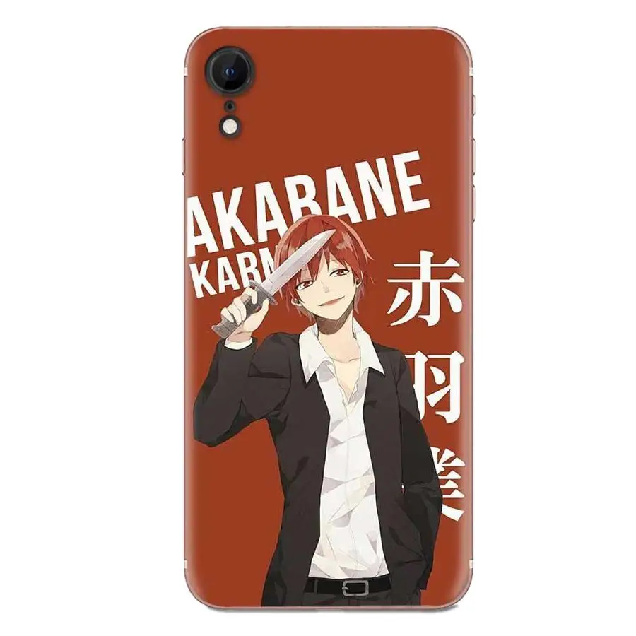 Модный чехол из ТПУ для Apple iPhone 11 Pro X XS Max XR 4 4S 5 5C 5S SE SE2 6 6S 7 8 Plus Ansatsu Kyoushitsu | Мобильные