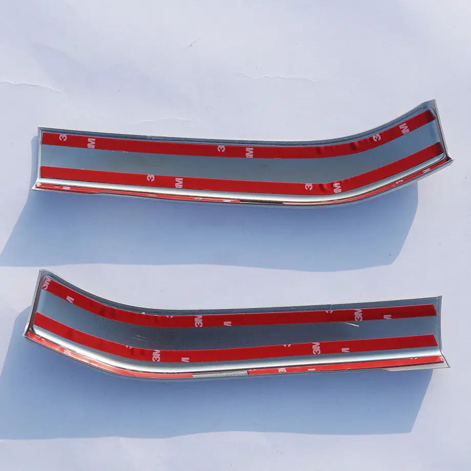 

1set=2pcs Chrome Rear Air Outlet Cover Trim Sticker for BMW X5 F15 X6 F16 2014-2016 Car decoration