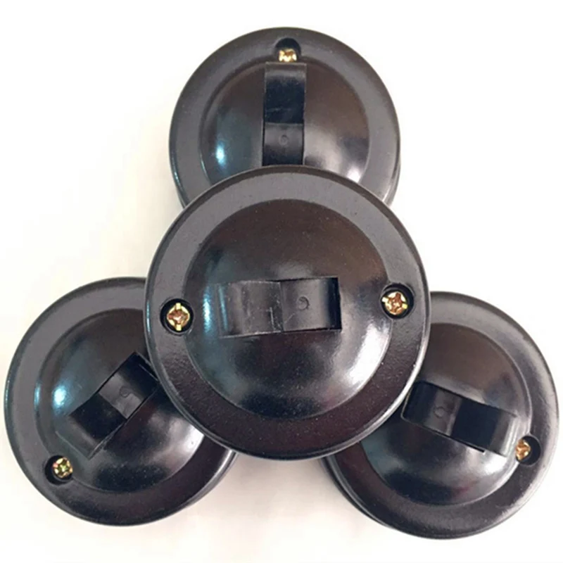 2 шт. домашний Декор Круглый поверхностный монтируемый одиночный переключатель