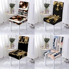 Чехол в европейском стиле элементов для столовой, гостиной, чехол на стул, Обеденная Мебель с цветочным узором, чехлы на стулья, домашние стулья