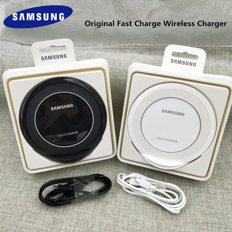 Оригинальное быстрое Qi Беспроводное зарядное устройство Samsung быстрая зарядка