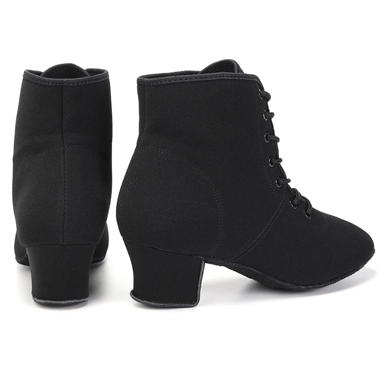 HIPPOSEUS New arrival Ballroom dance shoes for women Girl Low Heel Ladies Latin High-top printing Oxford cloth Wholesale price