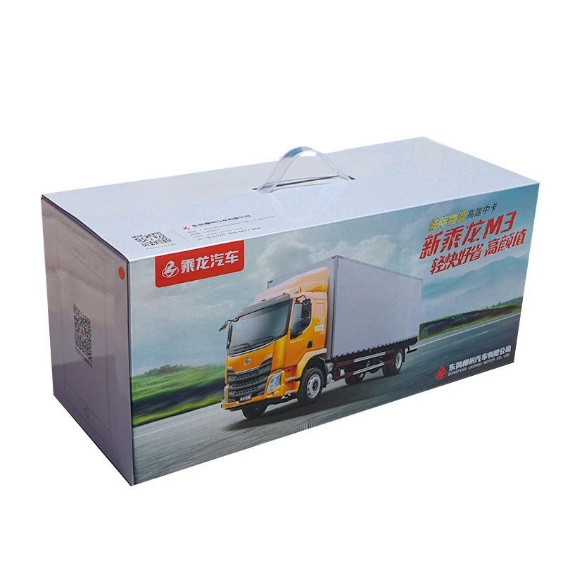 Оригинальный 1/24 Dongfeng chenglong M3 светильник модель грузовика 1:24 для продажи|Наземный