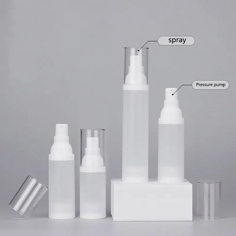 

20/30/50ml Empty Spray Bottle Pressure Pump Essence Lotion Dispenser Cosmetic Container for Travel