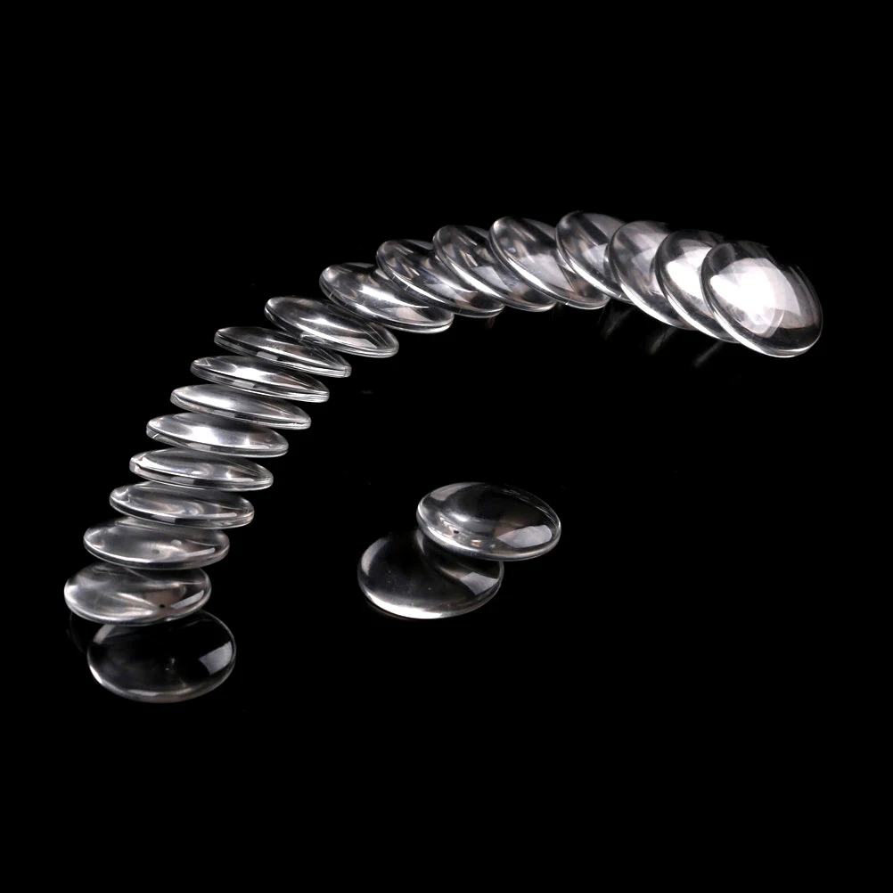 

CosCosX 10 Pairs/lot Clear Color Transparnt Glass Eye Chips For Blyth Doll Eye Accessories Parts DIY Modified