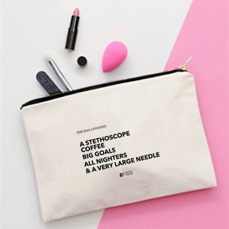 

Women Figs in white Printed Fashion Women Cosmetics Organizer Bag for Travel Colorful Storage Bag for Lady Small Gift Bag