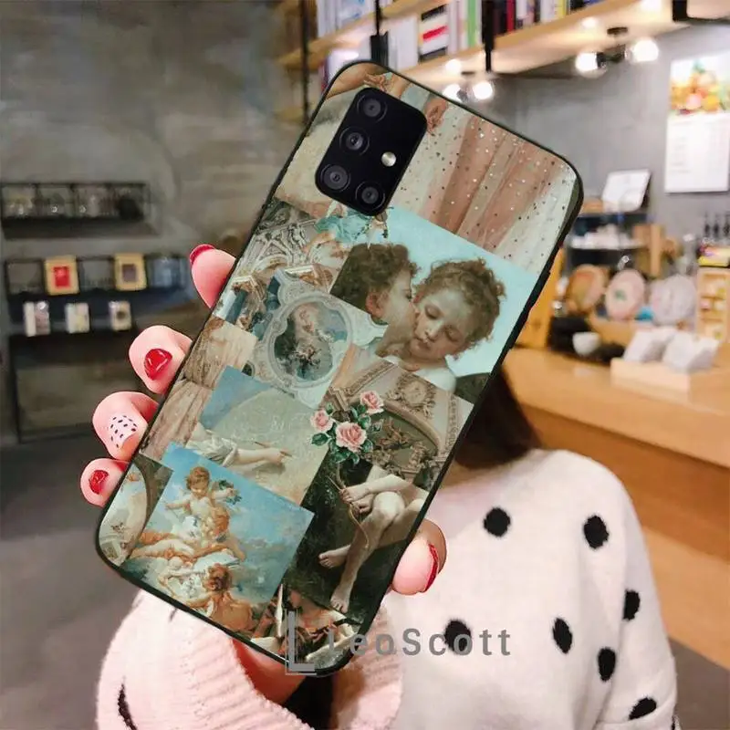 

Renaissance angels Novelty Phone Case For Samsung A40 A31 A50 A51 A71 A20E A20S S8 S9 S10 S20 Plus note 20 ultra