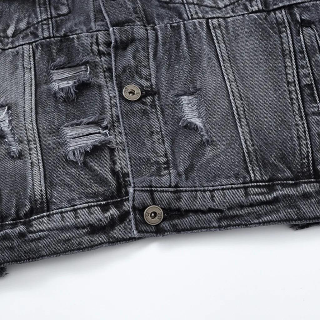 

Men's New Fashion Autumn Winter Casual Denim Letter Jacket Long Sleeve High Quality Cowboy Men's Jean Jacket Chaqueta Hombre8.28