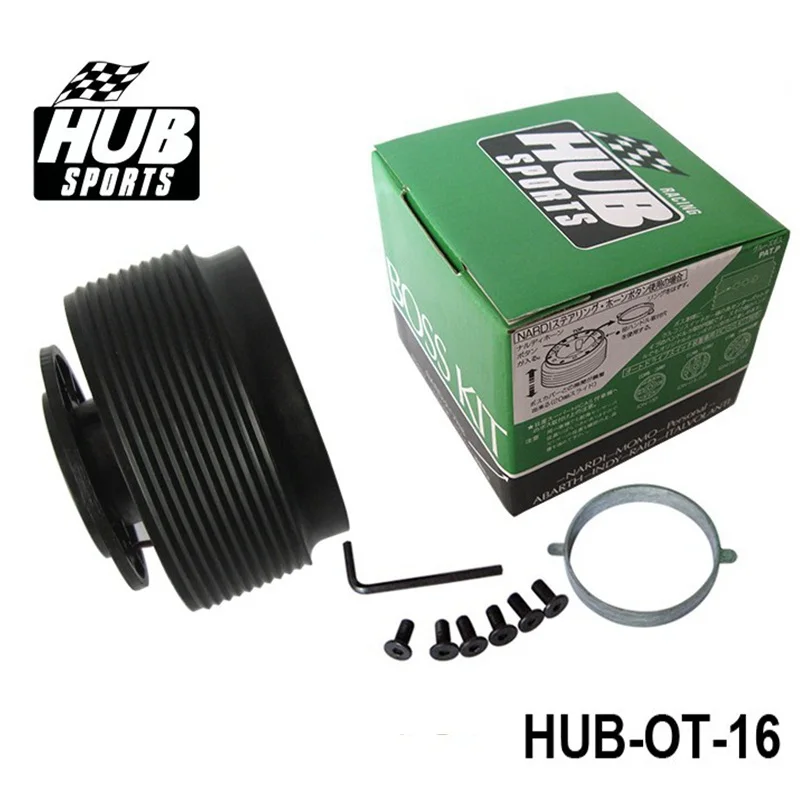 Hubsport комплект для гоночного руля с 6 отверстиями болтов и переходником на рулевое