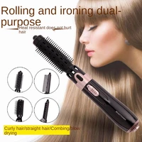 4 in 1 hair dryer brush electric hot air comb multifunction hair curler straightener curler hair dryer negative ion