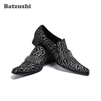 batzuzhi pointed toe leather dress shoes men luxury handmade mens shoes zapatos de hombre formal business party shoes for men