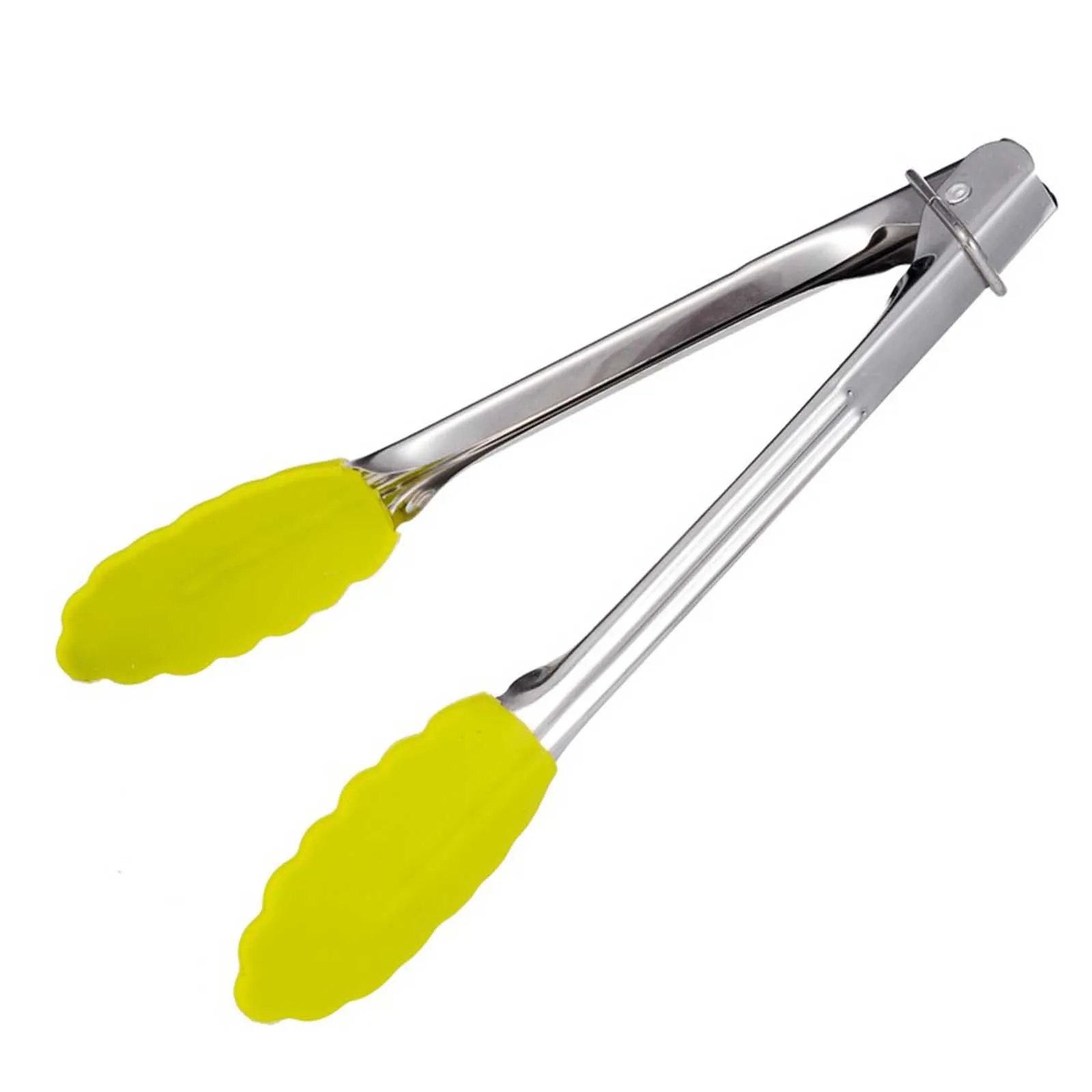 

Newly Silicone Stainless Steel Food Tongs Non-slip Cooking Tools Salad BBQ Tools Kitchen Accessories TE889