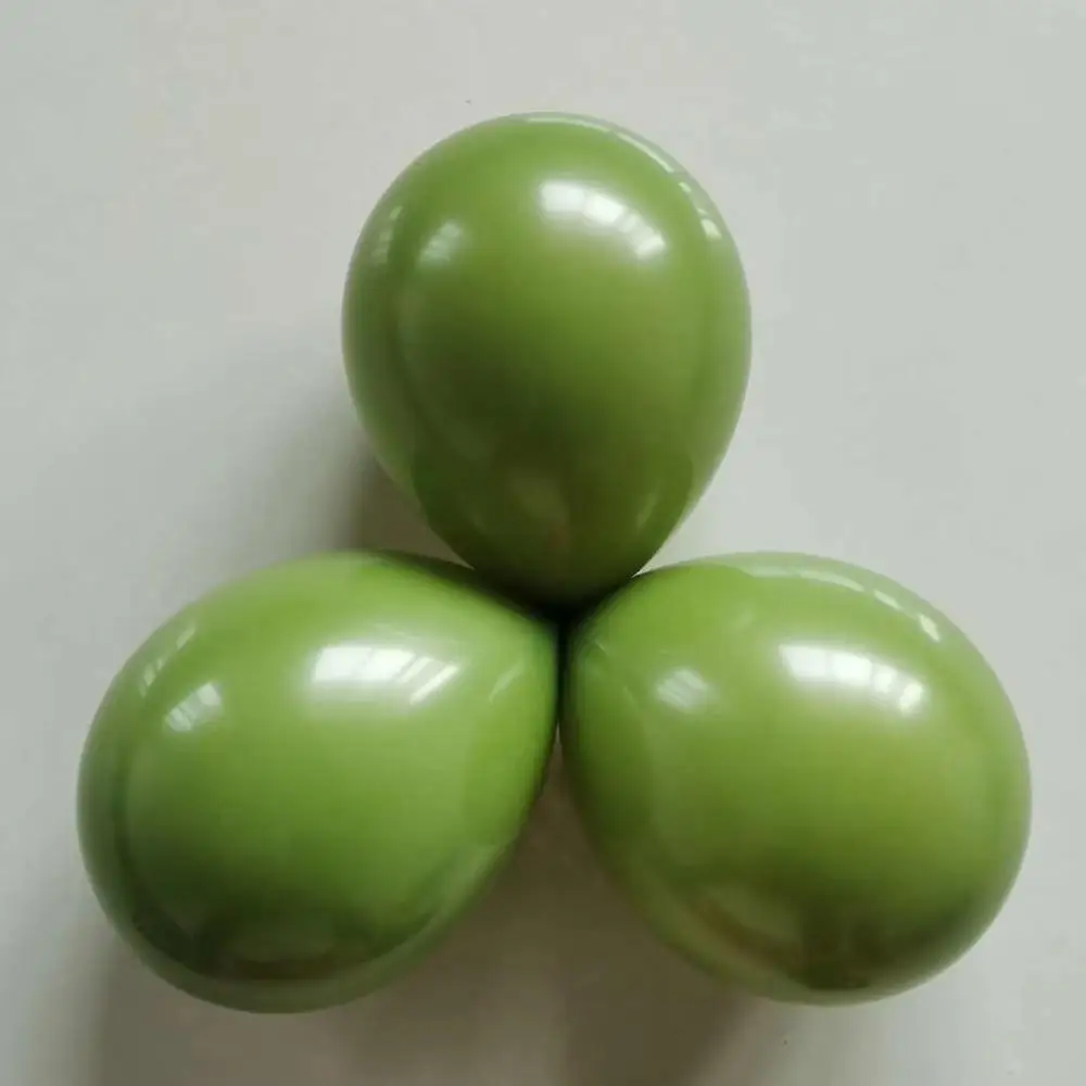 15 шт. 10 дюймов авокадо Ретро оливковая зеленая бобовая паста цветной латексный