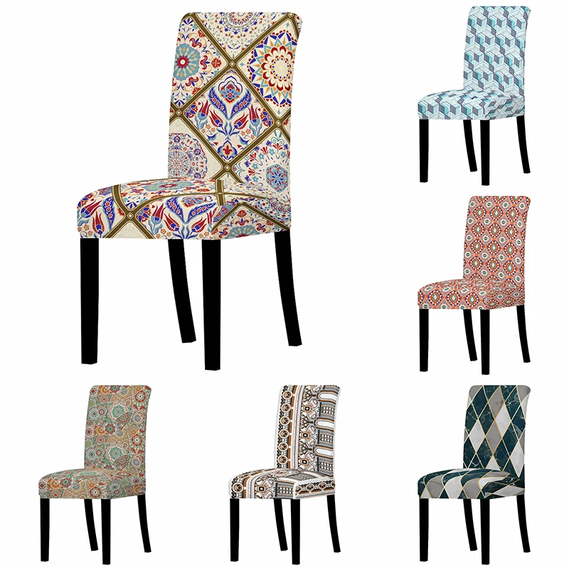 Богемные искусственные чехлы для стульев офисных ресторанов банкетов отелей