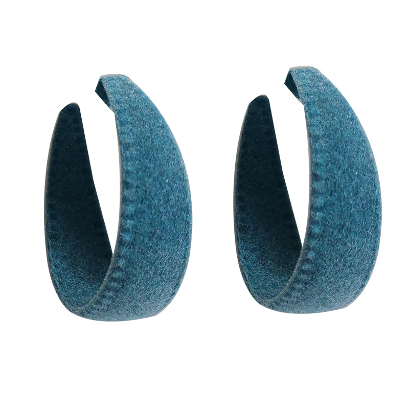 

S925 needle Vintage Flocking Earrings for Woman Autumn & Winter Round Hoop Earrings Fashion Party Jewelry Celebration Gift Girl