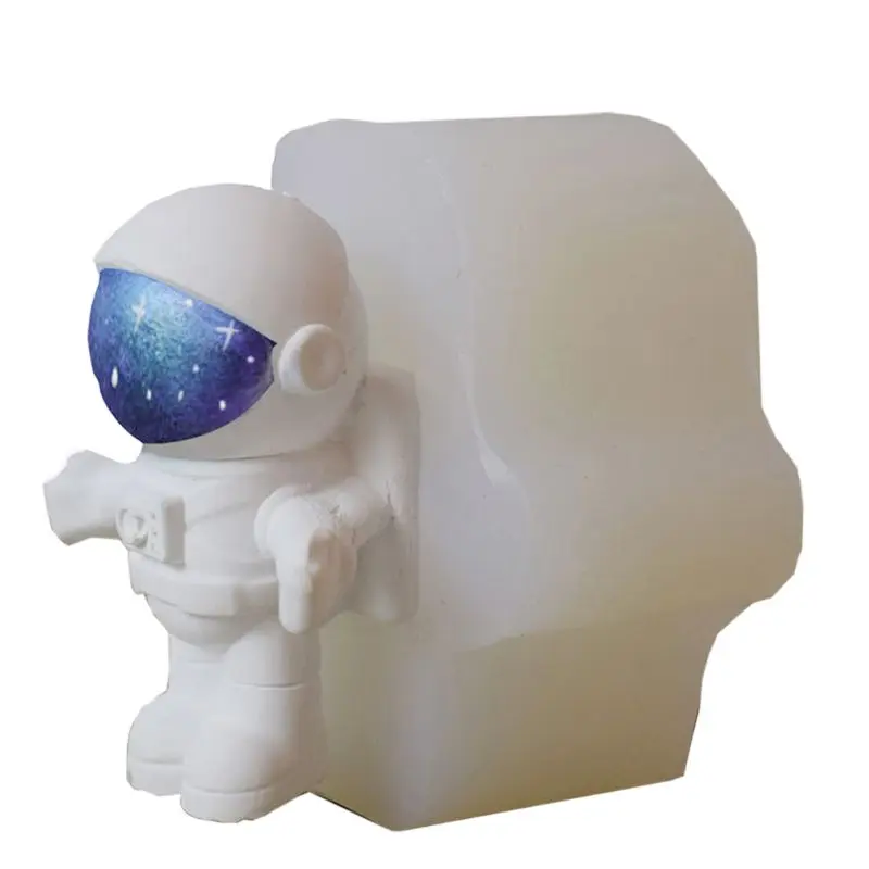 

Space Ship Astronaut Figure Silicone Resin Mold Jewelry Making Tools Art Crafts