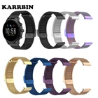 Ремешок KARRBIN из нержавеющей стали для Fossil Hybrid Smartwatch HR, быстросъемный браслет для Gen 5 Carlyle, ремешок из нержавеющей стали