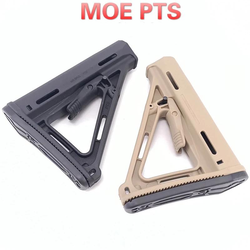 

MOE PTS Toy Gel Blaster Accessories Stock Nylon Buttstock Brace Toy Non-CTR SLR416