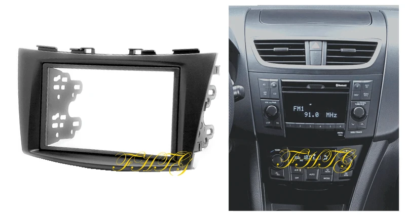Автомобильная Радио фасция gps навигационная панель подходит для 2012 SUZUKI SWIFT