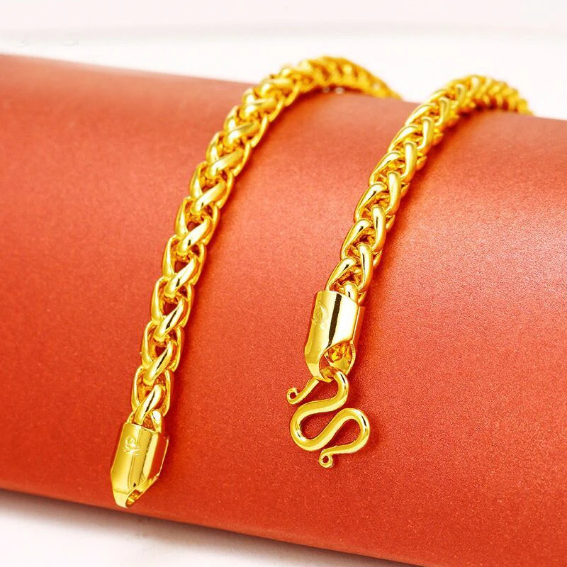 Цепь XP Jewelry- (48 см x 4 мм) для мужчин цепочка из чистого золота 24 к в стиле хип-хоп