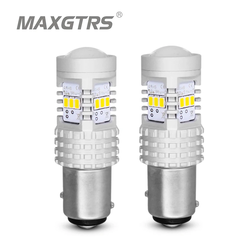 2x P21/5W светодиодный 1157 1400Lm BAY15D P21 5W для E46 E90 автомобильный красный стоп-сигнал 12V