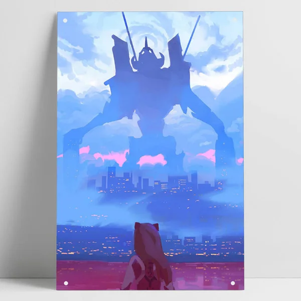 

Evangelion Cool Anime Tin Sign Bar Pub Home Metal Poster Wall Art Decor Poster 8"X12" 12"X16" ntpp1566