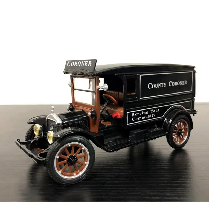 Фирменная 1/32 масштабная модель автомобиля игрушки 1920 белый Ван литой металлический автомобиль модель игрушки для коллекции, подарок, украшения