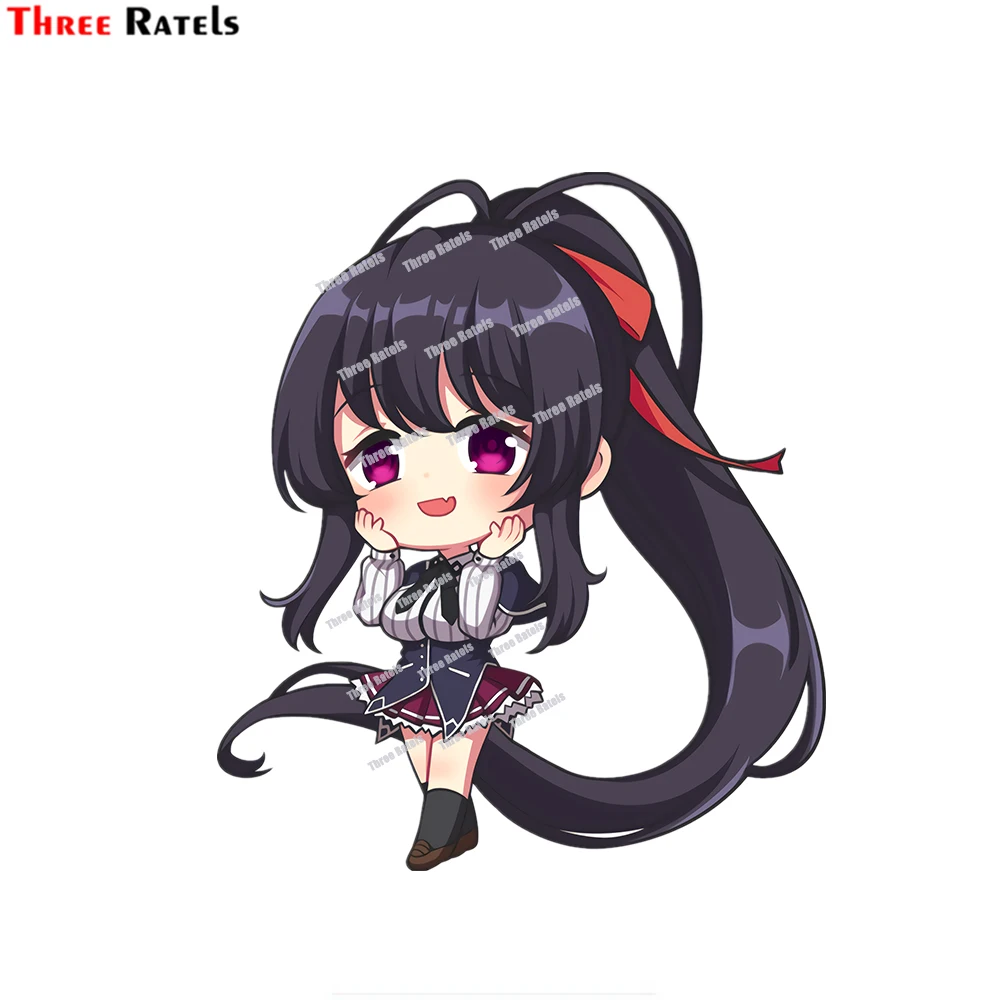Three Ratels D395 Akeno Rias Chibi High School DVD Stickers And Decals For Girls |