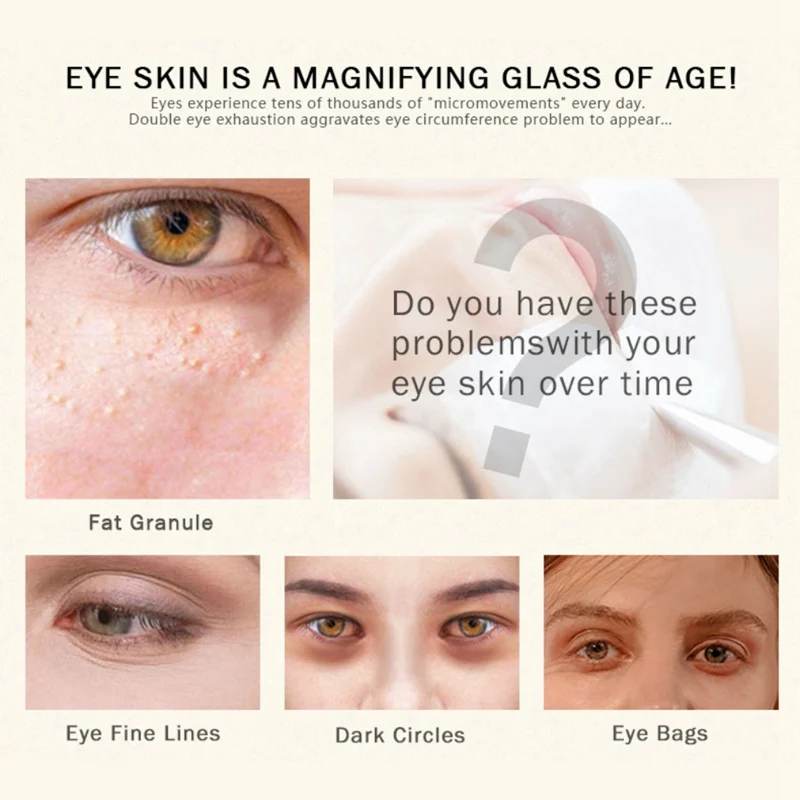 

NewGolden Eye Cream Anti-Wrinkle Anti-Age Remover Black Eye Care Against Puffiness And Bags Collagen Hydra Serum