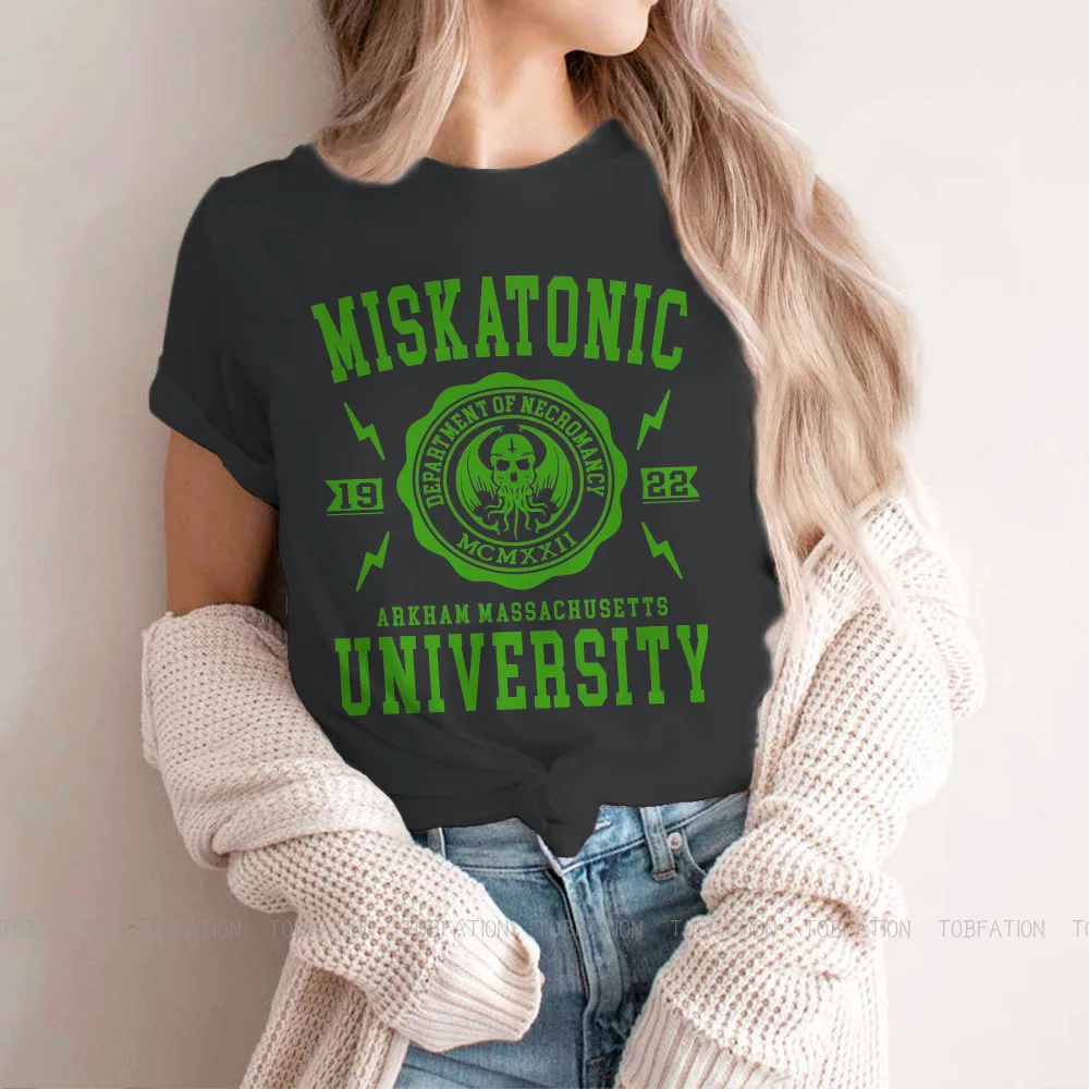 UNIVERSIDAD R Round Collar TShirt Cthulhu Fabric Classic T Shirt Woman Clothes New Design Oversized Big Sale
