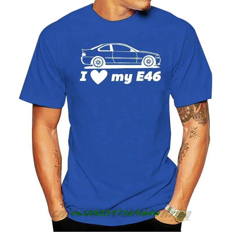 

Классическая футболка для автомобиля E 46 316 318 320 325 328 I D X Xdrive M3 330, модная мужская футболка MY E46, Германия, Лидер продаж