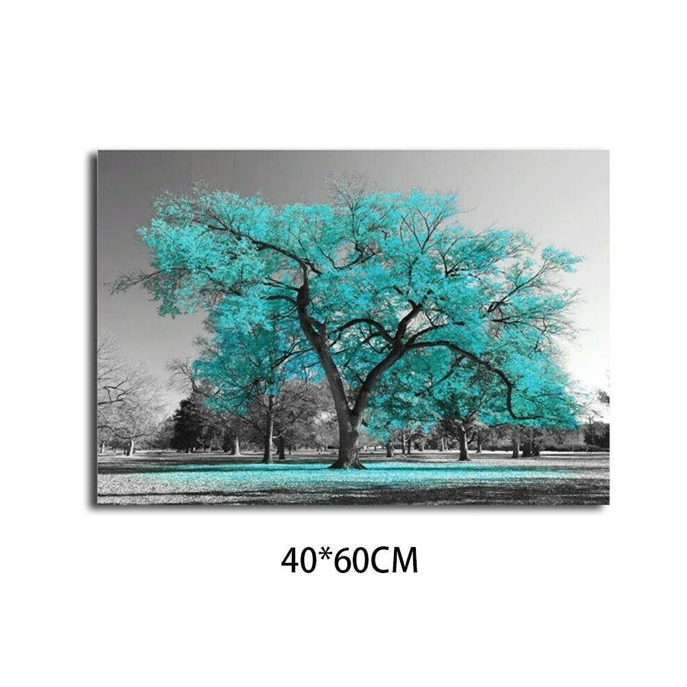 Large Print Painting Tree Canvas Wall Art Picture Ornament Living Room