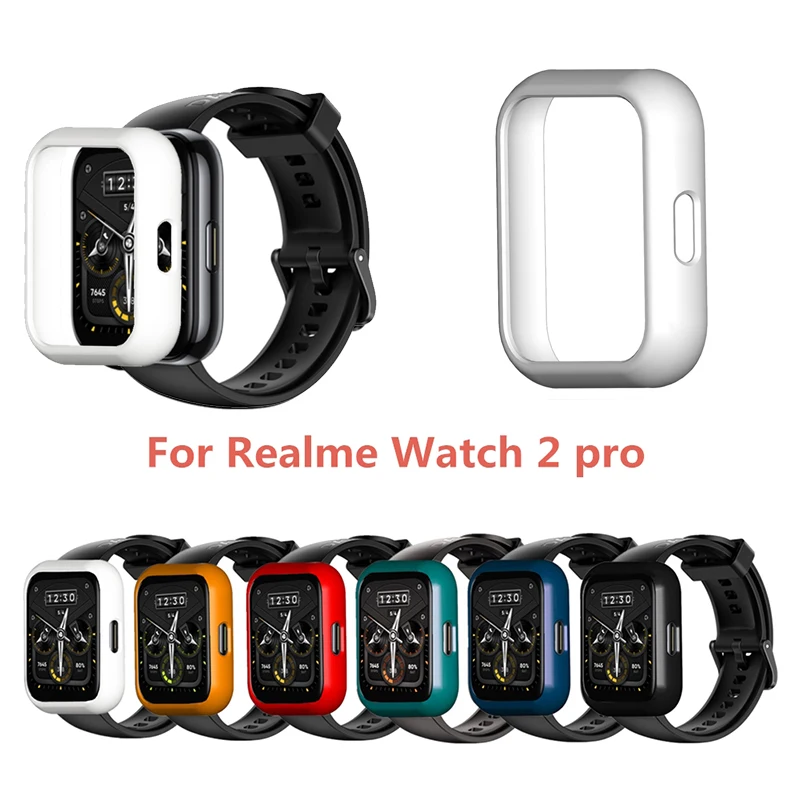 

Чехол для ПК для Realme Watch 2 Pro, защитный чехол, ульсветильник Кая рамка, жесткий пластиковый чехол для Realme Watch2 Pro, чехол-бампер