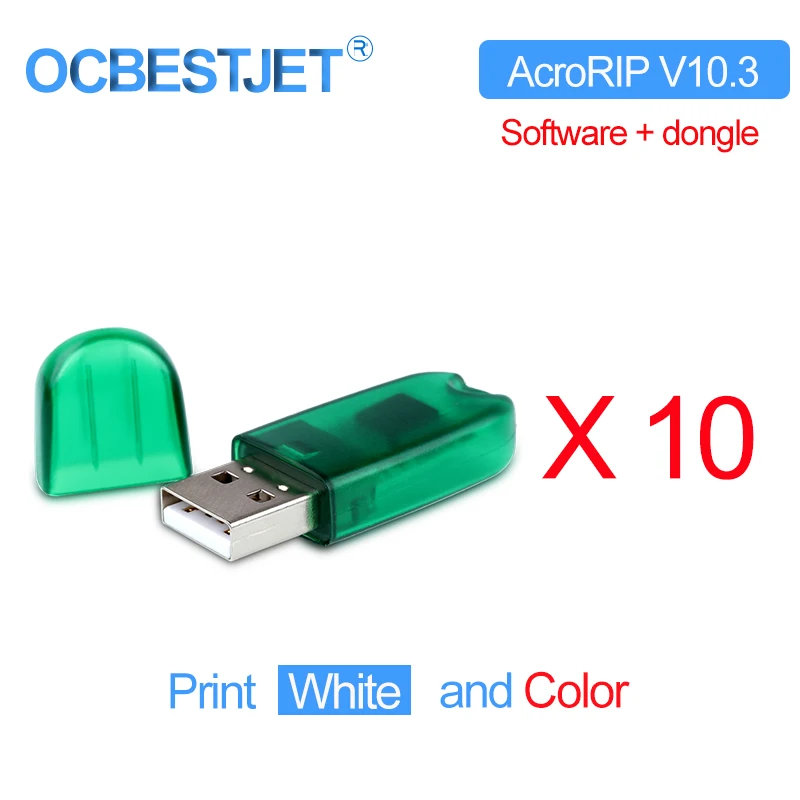 

Програмное обеспечение AcroRIP 10 10,3 V10.3 Acro RIP с ключом USB для принтера DTF для принтера EPSON DTF Roll Film Printer, 10 шт.