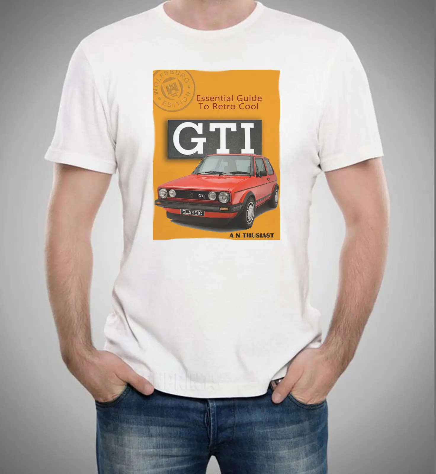 Mk1 Golf Gti Book дизайнерская футболка 1948 2018 Рождественский подарок. Veedub/популярная