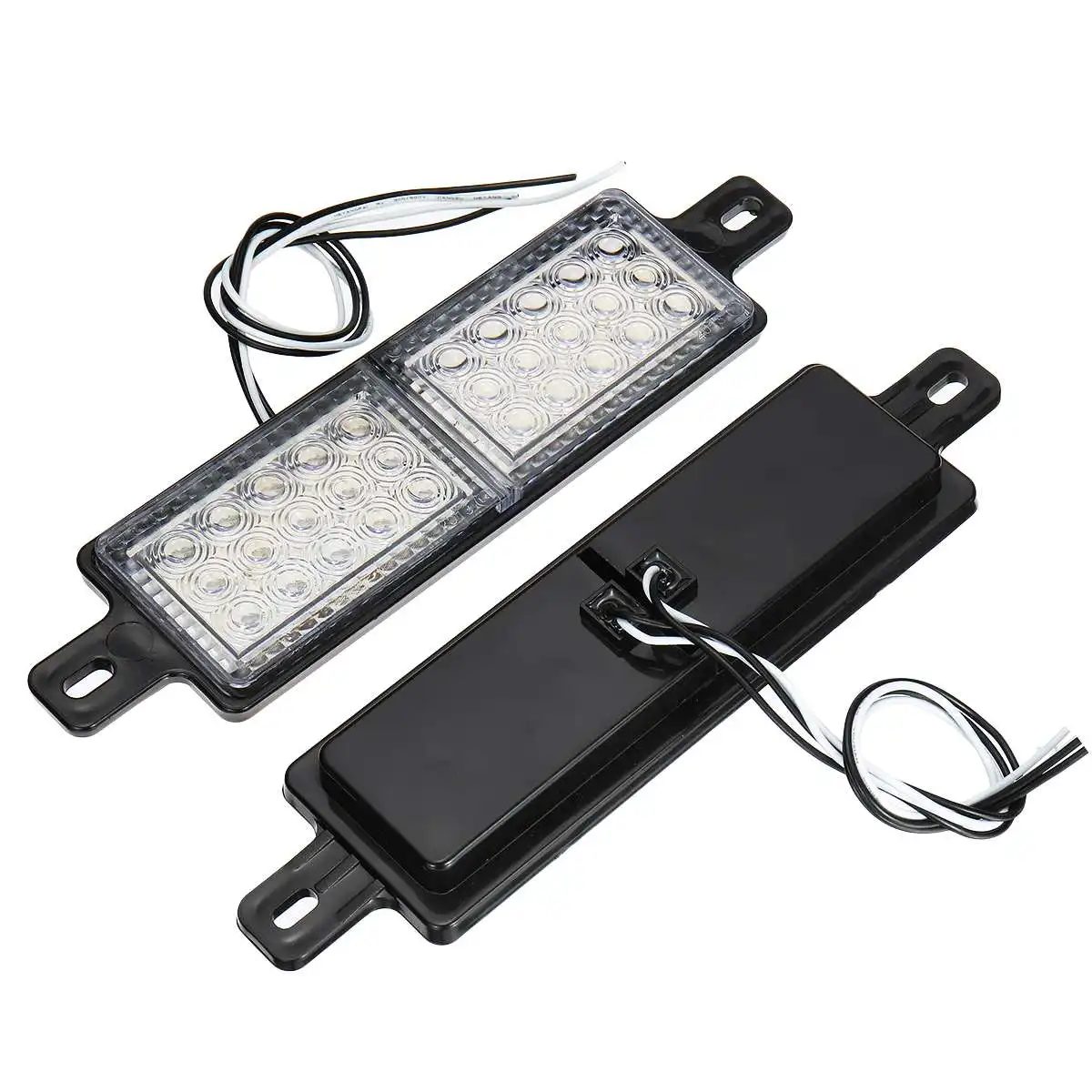 

2pcs 30 LEDs Front Position Indicator Park Light Truck Trailer Side Marker Lamp White