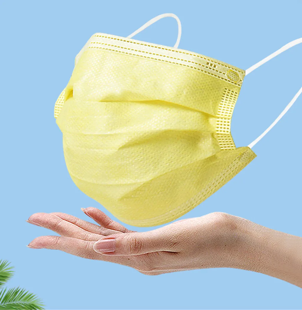 Одноразовая маска для лица Для женщин/мужчин 3 Слои рот фильтр - Цена: 922.64