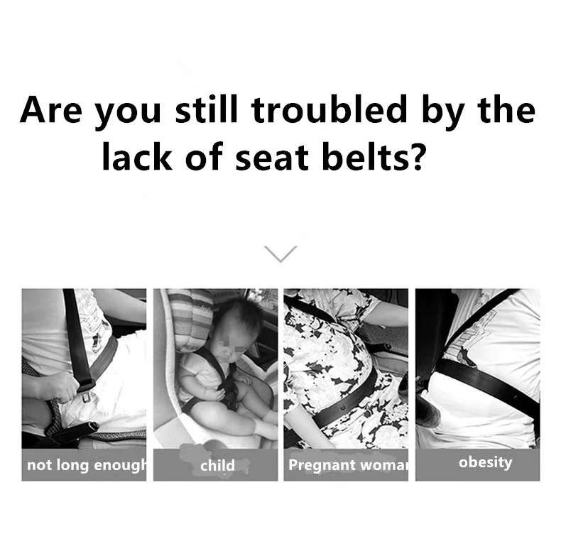 

2PCS Car Safety Belt Extender Seat Belt Cover Seat Belt Padding Extension Buckle Plug Buckle Seatbelt Clip Car metal Accessories
