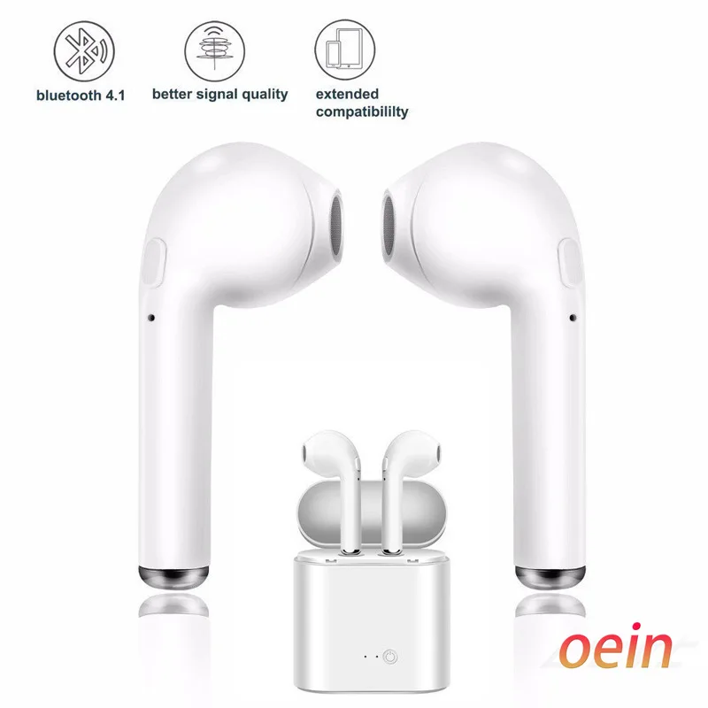 I7s наушники вкладыши TWS с аэропорта беспроводная bluetooth гарнитура 5 0 воздушный мини