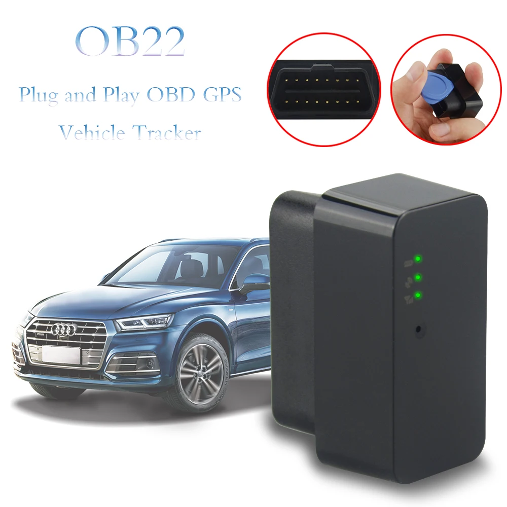 OB22 Plug &amp Play OBD GPS трекер с АКК обнаружения встроенный микрофон вибрационное
