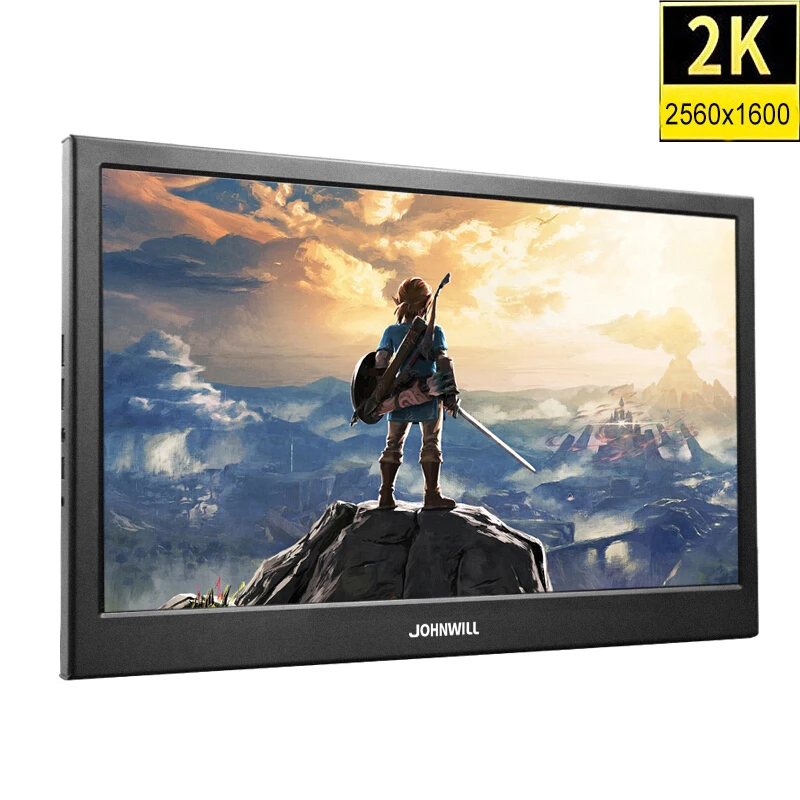 Портативный монитор 10,1 дюймов ips full hd экран 2560X1600 маленький мини компьютер ЖК-дисплей игровой монитор ПК для Xbox переключатель PS3 PS4